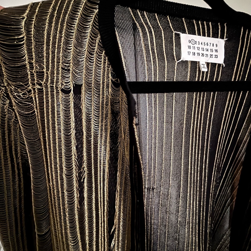 Maison Margiela Black and Gold Jacket - Picture 5 of 6